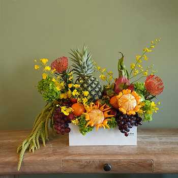 Fruits & Yellow Floral Box