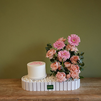 Pinkish Cake Tray