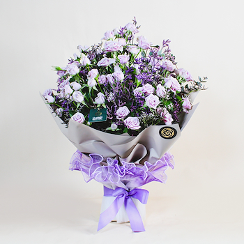 Purple Limonium Bouquet