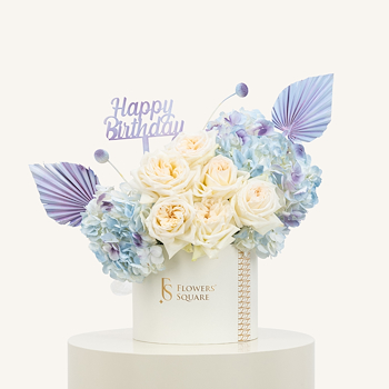Blue Birthday Box