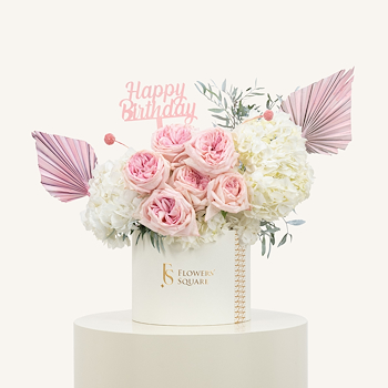 Pink & White Birthday