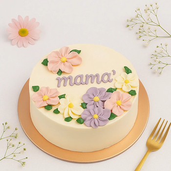 Floral Chocolate Cake