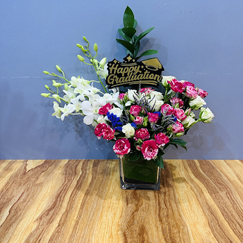 Elegant Graduation Vase