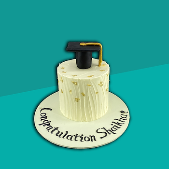 Elegant Graduation Cake