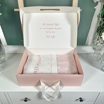 Clara Pink Dots Blanket