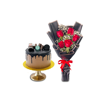 Nutella Cake & Roses