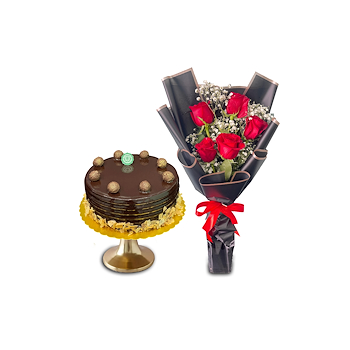 Galaxy Cake & Roses	
