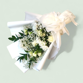 Graceful White Embrace