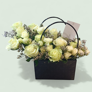 Elegant Rose Basket