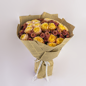 Rose & Mum Bouquet