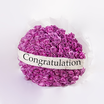 The Grand Purple Bouquet
