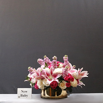 Pink Lilly Bouquet 12
