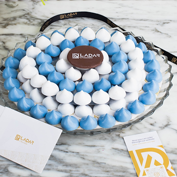Blue Chocolate Tray