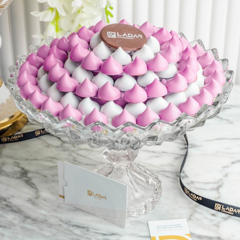 Jumbo Pink Chocolates Tray