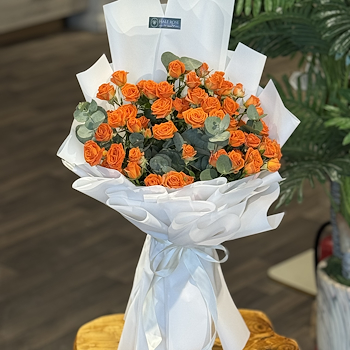 Orange Baby Roses