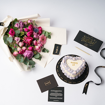 Amethyst Heart Package