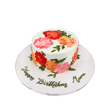 Floral Palette Cake