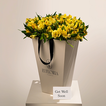 Yellow Alstroemeria Floral