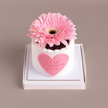Teachers Flower Cake