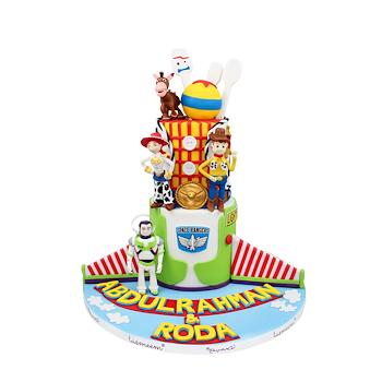 Two-Tier Character Cake