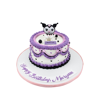 Purple Birthday Cake