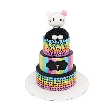 Kitty Colors  Cake