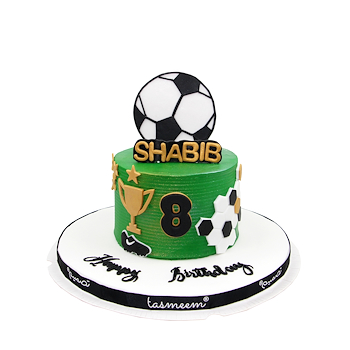 Soccer Star Cake