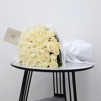 White Roses Bouquet