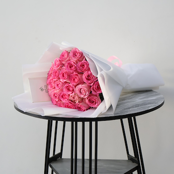 Pink Roses Bouquet
