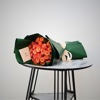 Orange Roses 25