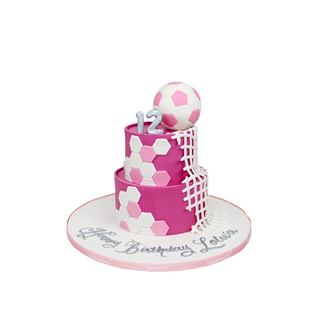 Pink Pitch Cake