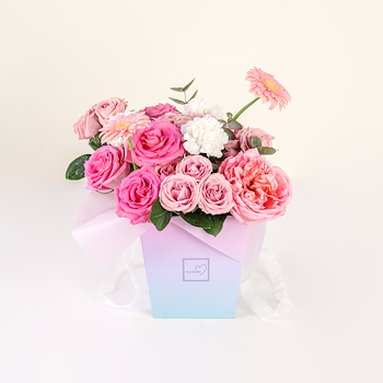 صندوق زهور حلوى القطن