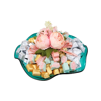 Petal-Kissed Chocolate Bowl