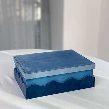 Jewelry Box – Curve Blue