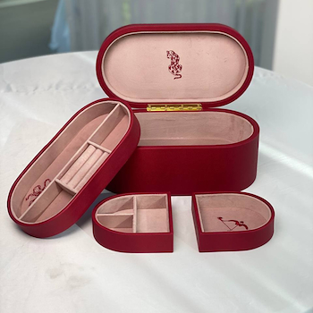 Red Pearl Jewelry Box