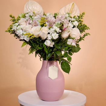 Ivory Bloom Vase