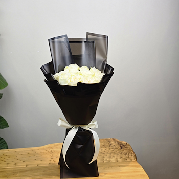 White Roses Bouquet 