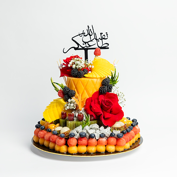 طبق فواكه أنيق