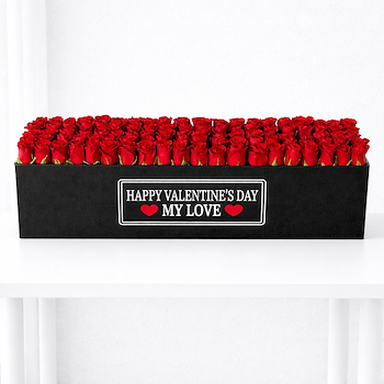Red Roses Long Box