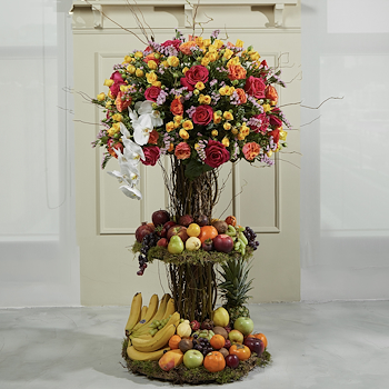Floral Fruit Stand 1