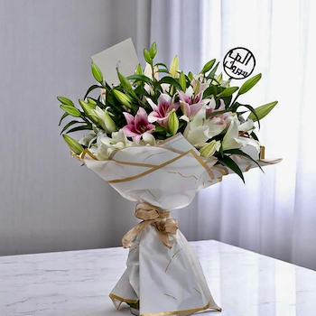 Luxury Pink Lily Bouquet