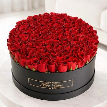 Forever in Red Rose Box