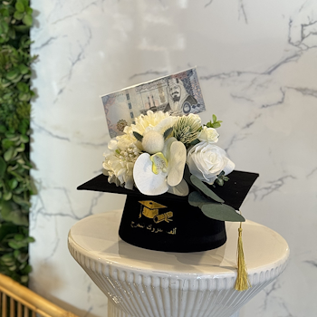 Floral Graduation Cap