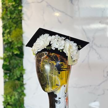 Graduation Cap Flowers