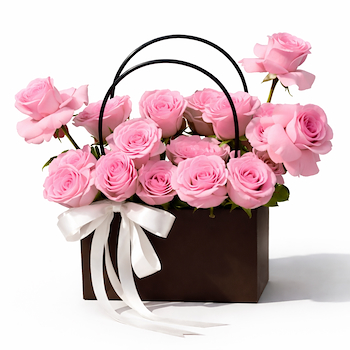 حقيبة يد الوردي