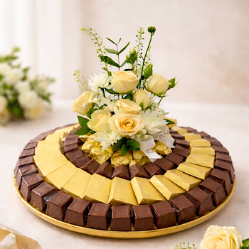 رفاهية الورد والشوكولاتة