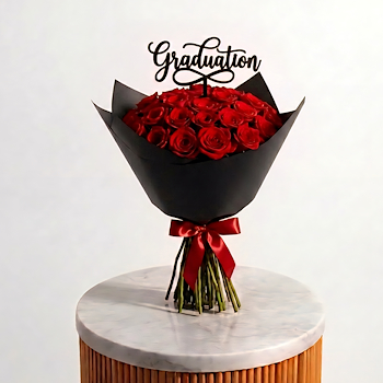 Red Graduation Bouquet