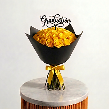Yellow Graduation Bouquet