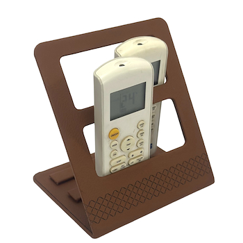 Dual Remote Stand Honey