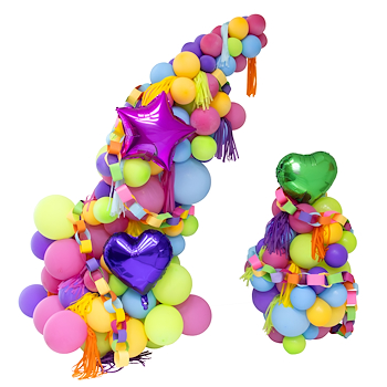 Nancy Themed Balloon Arrangement